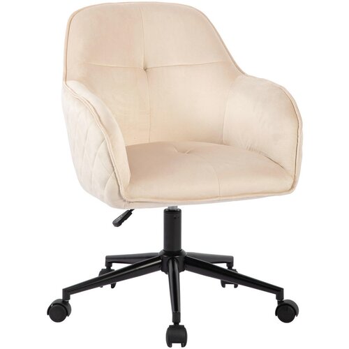 MID.YOU VRTLJIVI STOL kovina, tekstil bež, črna Cene