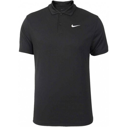 Nike Majice s kratkimi rokavi Court Dri-FIT Tennis Polo Črna Slike