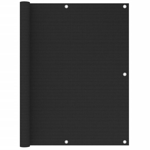 vidaXL Balkonsko platno črno 120x400 cm HDPE Cene
