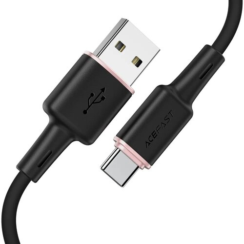 Acefast kabel USB A na Type C 3A C2-04 silikonski 120 cm črni Cene