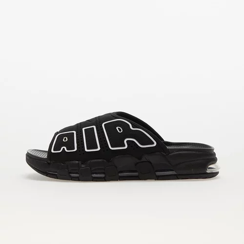 Nike Natikače s potpeticom 'AIR MORE UPTEMPO SLIDE' crna / bijela