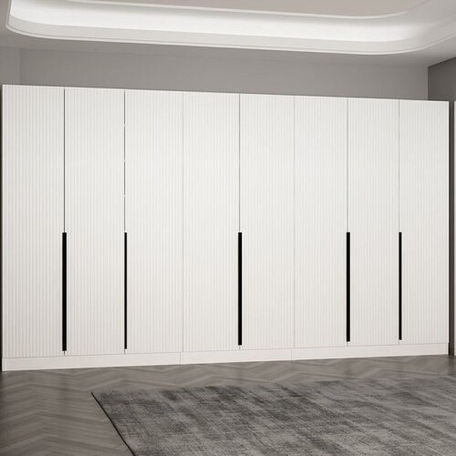 Hanah home Ormar za hodnik Noah 8262, 360x210x35 cm, Bijela Cijene