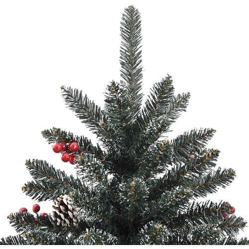 VidaXL Umjetno božićno drvce s stalakom Zelena 83.5 x 83.5 x 150 cm Slike