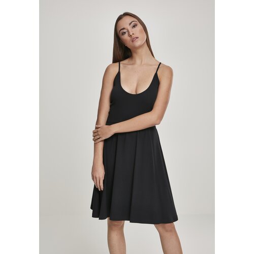 Urban Classics Women's spaghetti dress black Cijene