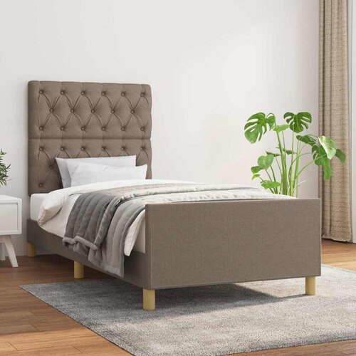  Okvir za krevet bez madraca smeđesivi 80x200cm od tkanine Cijene
