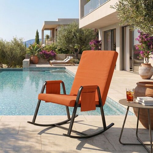 Atelier Del Sofa Ljuljačka stolica Garden, narandžasta Slike