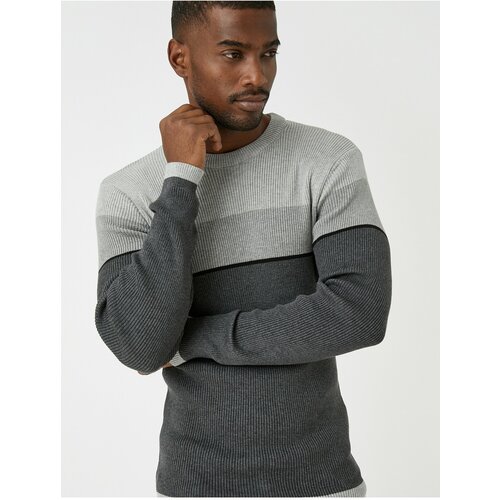 Koton Sweater - Gray - Regular Slike