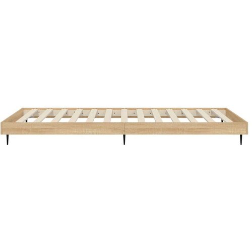 VidaXL Okvir za krevet boja hrasta 90x200 cm konstruirano drvo Slike