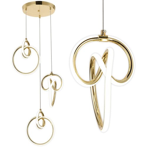 Toolight Viseća LED lampa G072-3CPR Gold Cene