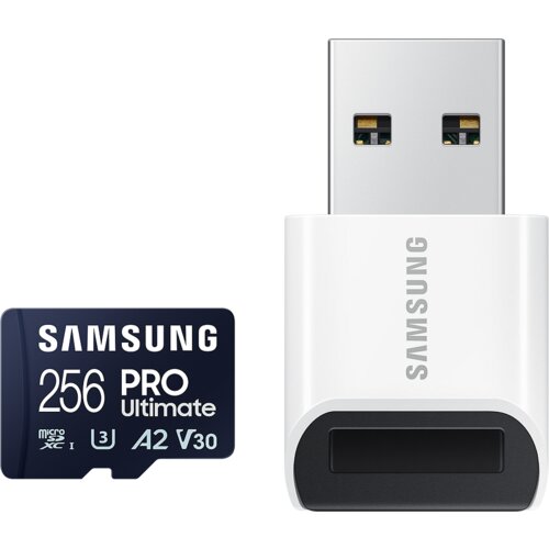 Samsung MicroSD 256GB, pro ultimate, SDXC, UHS-I U3 V30 A2 ( MB-MY256SB/WW ) Slike