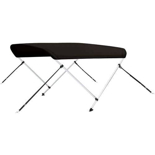 Tenda bimini s 2 luka crna 180x150x110 cm Slike