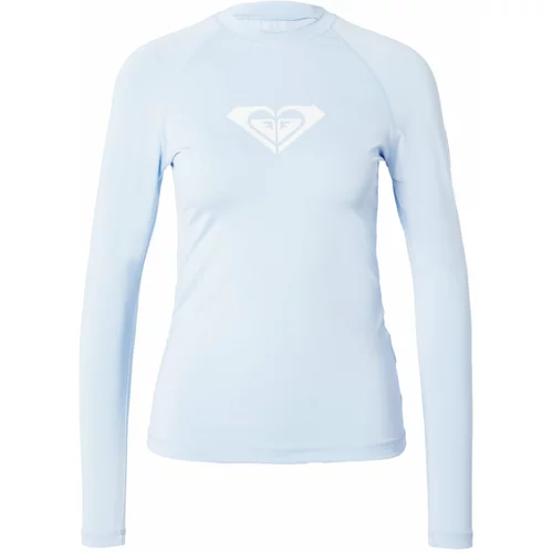 Roxy Funkcionalna majica 'WHOLE HEARTED' svetlo modra / off-bela