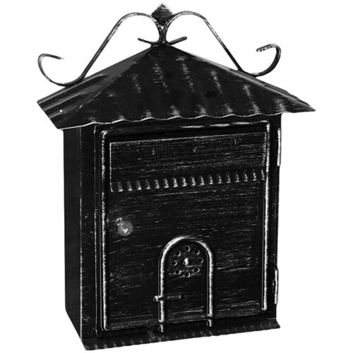  Stenski po&scaron;tni nabiralnik Rustico (Do x &Scaron; x V: 285 x 115 x 350 mm, Črna, Nerjavno jeklo) Cene