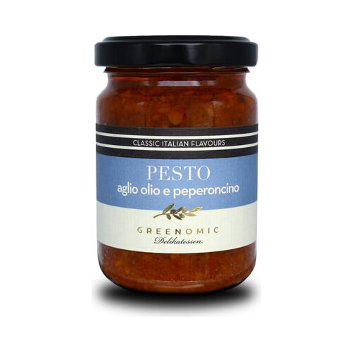 Greenomic Pesto - Česen, oljčno olje in čili Cene