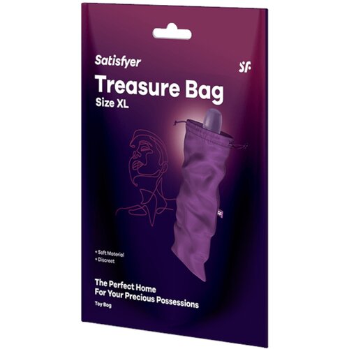 Satisfyer Vrečka za shranjevanje vibratorja Treasure Bag XL, vijolična, (21133746) Cene