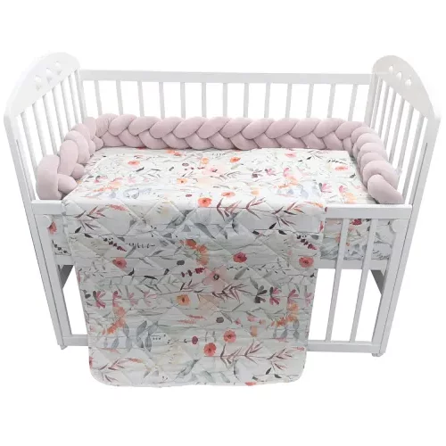 LILLO & PIPPO baby Textil posteljina Cvetni svet 4/1, 80x120cm A073689