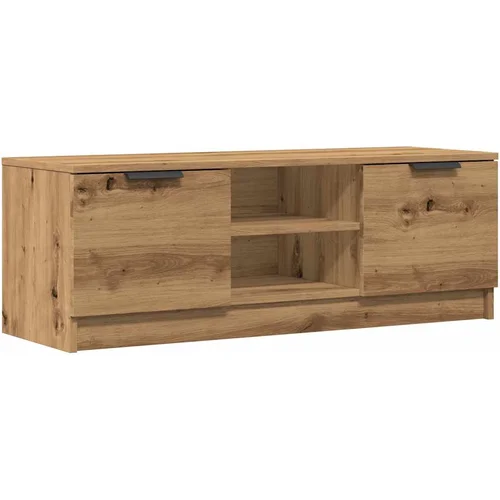 vidaXL TV omarica artisan hrast 102x35x36,5 cm inženirski les, (21606663)