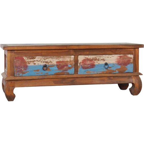 TV ormarić 110 x 35 x 40 cm od obnovljene tikovine Cene