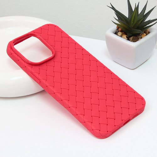  torbica weave case za iphone 14 pro max 6.7 crvena Cene