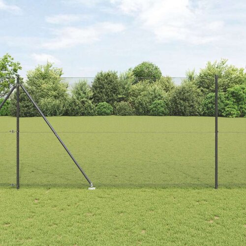 vidaXL Varjena Žična Ograja s 7 Bodalnimi Stebri 1,5x10 m Cene