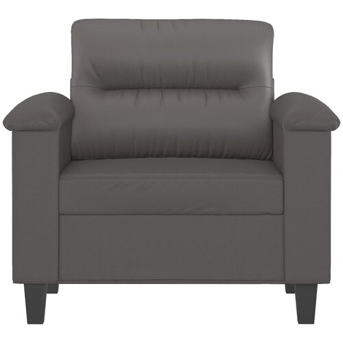  Fotelja siva 60 cm od umjetne kože Slike