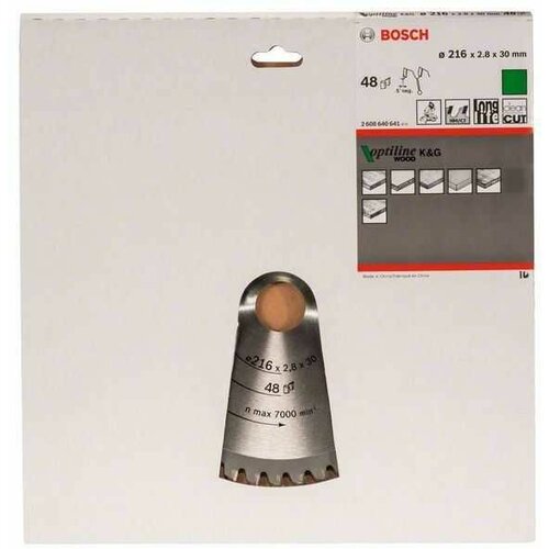 Bosch list kružne testere optiline wood 2608640641/ 216 x 30 x 2/8 mm/ 48 Slike