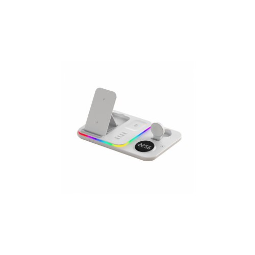  Bežični punjač 5u1 Magsafe RGB A82 30W beli Cene