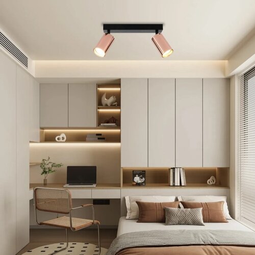  Immax NEO 08302L - Reflektor PUNTO 2xGU10/9W/230V ružičasto zlato Slike