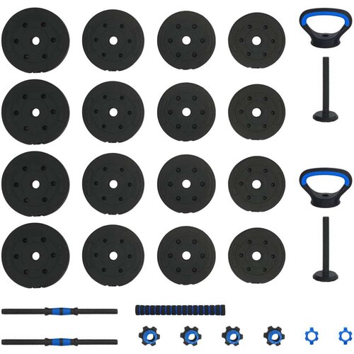  4-u-1 set bućica Crna i Plava 121 x 19 5 x 19 5 cm Slike
