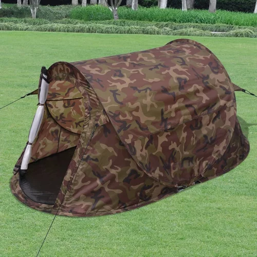 vidaXL Pop-up šotor za 2 osebi kamuflažne barve, (20816719)