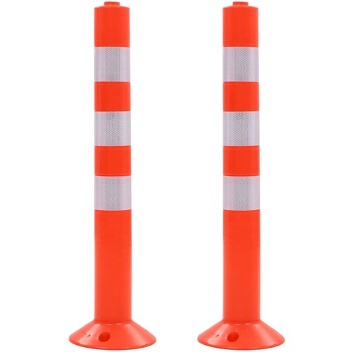  Cestovni stupovi za kontrolu prometa 2 kom plastični 75 cm Cijene