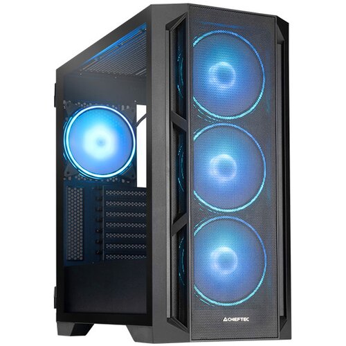 Chieftec Apex Lumo case4x140mm ARGB PWM fans, mesh400mm GPU, 175mm Cooler, 420mm Radiator Slike