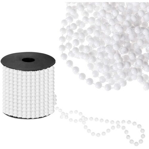  Lanac s perlicama 7 mm – bijeli, 10 m Cene