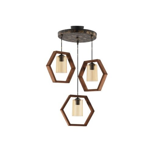 Opviq Luster Hexagon Triple Dark G Glass Cene