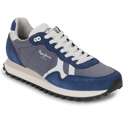 PepeJeans Nizke superge BRIT-ON PRINT M Modra Slike