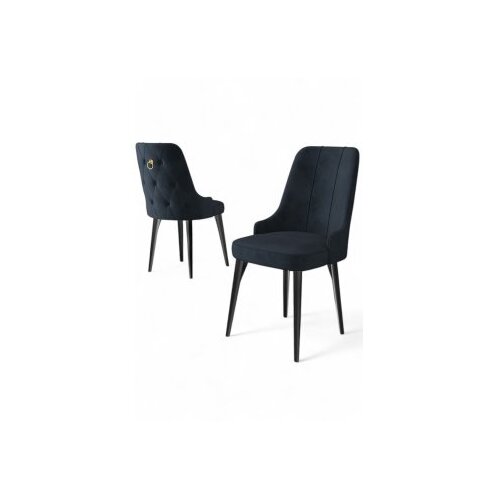Hanah home set 2 stolice newa anthracite black Cene