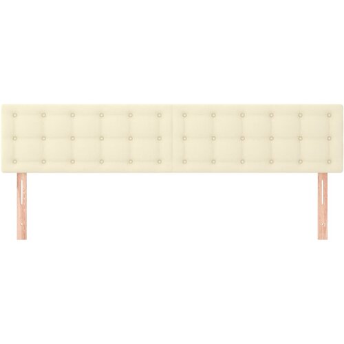  Uzglavlja krem 200x5x78/88 cm od umjetne kože Slike