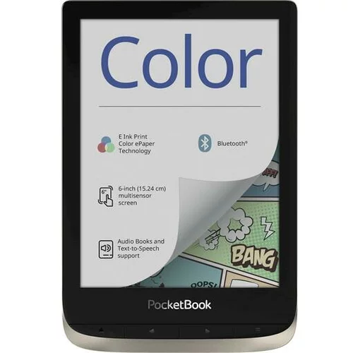 PocketBook elektronski bralnik color, srebrn PB633-N-WW
