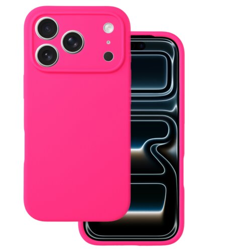 Onasi Silikonski ovitek za iPhone 17 Pro Max - mat liquid - roza Cene