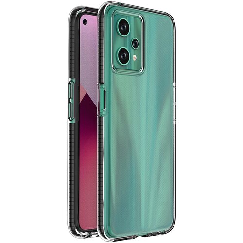 Realme Elegantna Črna Silikonska Torbica z Okvirjem za 9 Pro, (22138155) Cene
