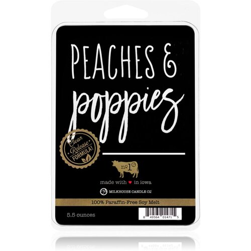 Milkhouse Candle Co. Farmhouse Peaches & Poppies vosak za aroma lampu 155 g Cijene