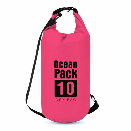 vodootporna torba dry bag 10L pink Slike