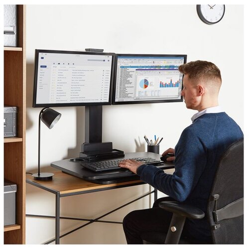 Vonhaus Sit&amp;amp;Sand radna stanica za vi&amp;scaron;e monitora Slike