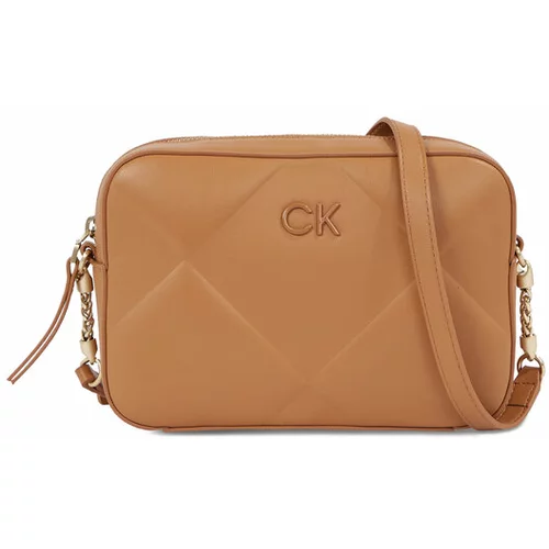 Calvin Klein Ročna torba Re-Lock Quilt Camera Bag K60K610767 Rjava