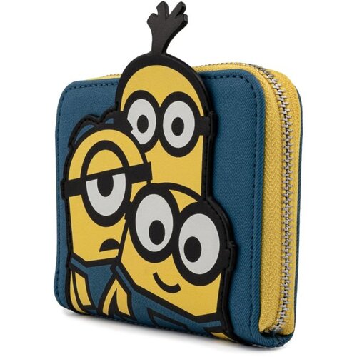 Loungefly MINION TRIPLE MINION BELLO ZIP AROUND DENARNICA Cene