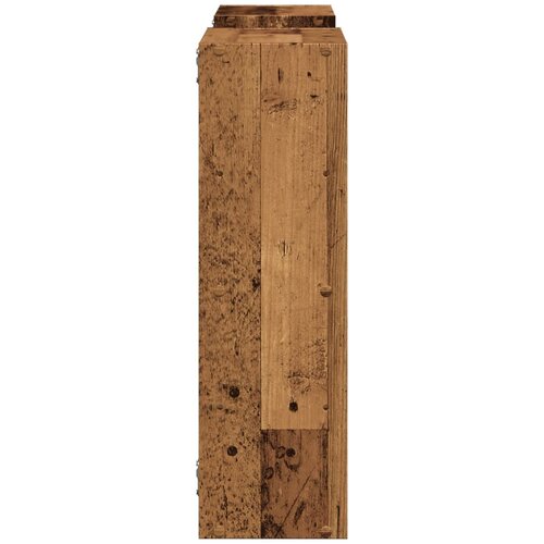  Zidna polica boja staro drvo 96x18x60 cm konstruirano drvo Slike