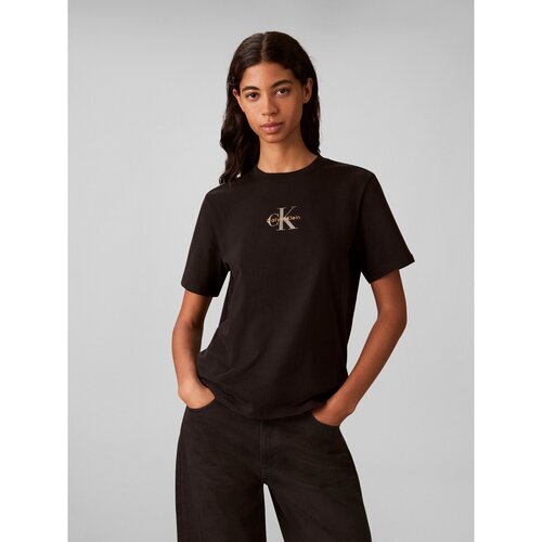 Calvin Klein Jeans Majice &amp;amp; Polo majice Ss Classic Seasonal Črna Slike