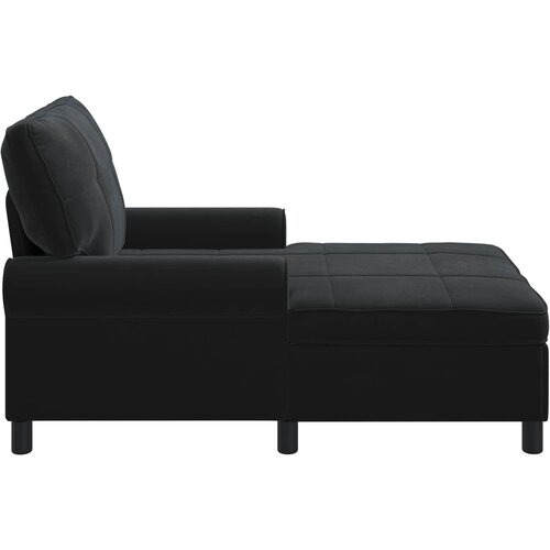  Ležaljka s jastukom Crna 91 x 157 x 91 cm Bar&amp;scaron;un Slike