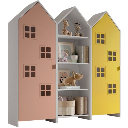 Vipack Odprta otroška garderobna omara 173x171,5 cm CASAMI BRUGES – Cene