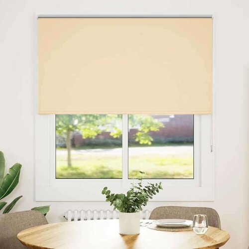 VidaXL Rolo zavjesa Blackout Bež 130x175 cm &amp;Scaron;irina tkanine 126,6 cm Slike